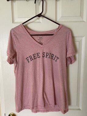 Sonoma Pink Striped 'Free Spirit' Tee-Tees are 3 for $12 when bundled 💚